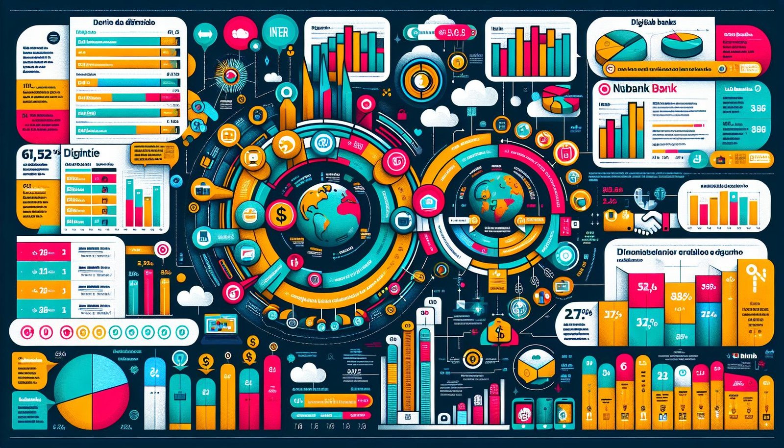 Os Melhores Bancos Digitais no Brasil: Uma Análise Completa de Inter, Nubank e C6 Bank