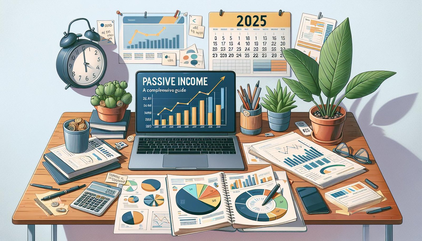 Rendimentos Passivos em 2025: Guia Completo para Criar Fontes de Renda Sustentáveis